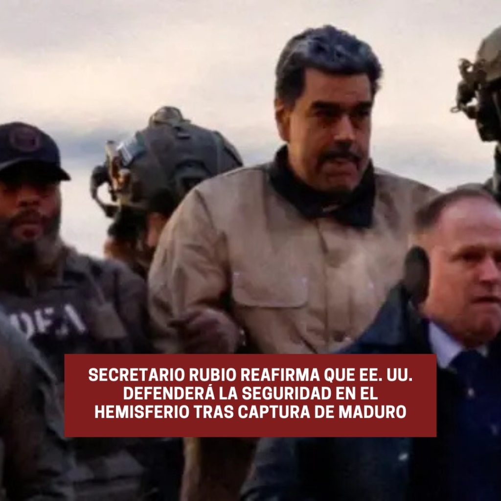 Secretario Rubio reafirma que EE. UU. defenderá la seguridad