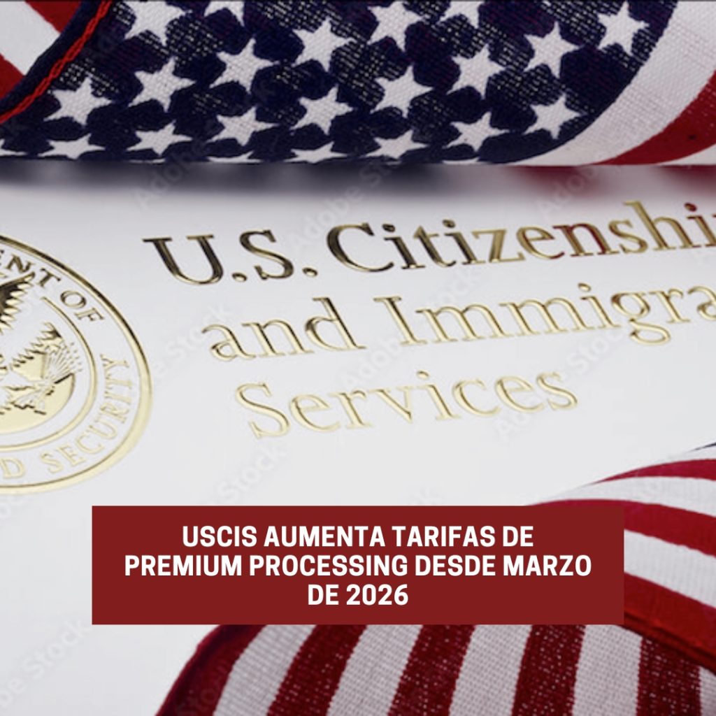 USCIS aumenta tarifas de Premium Processing desde marzo